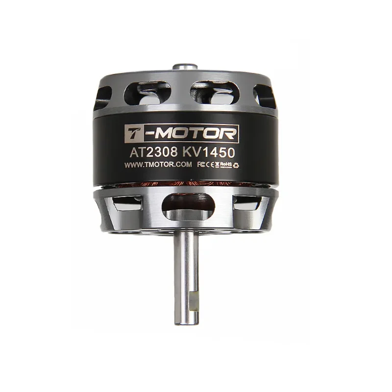T-MOTOR silnik bezszczotkowy AT2308 długi wał KV1450 KV2600 do puszczania samolotów drona rc