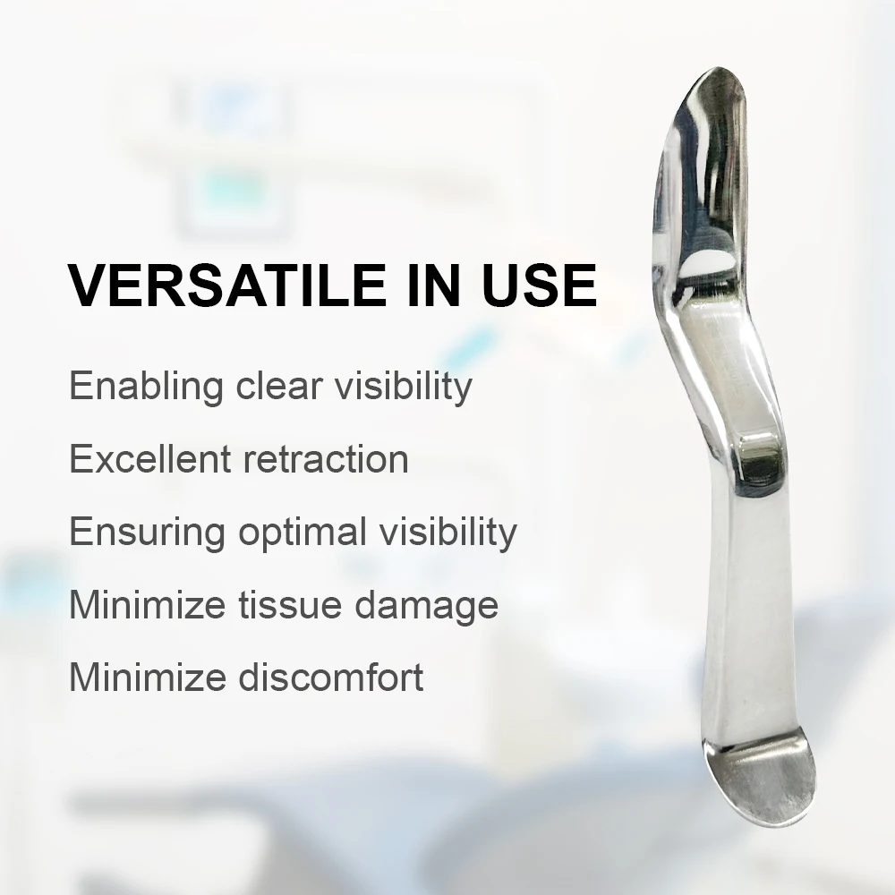 

1 шт. S-образный стоматологический ретрактор для губ и щек из нержавеющей стали, хирургический имплантат, крючки для губ, зажимы, металлические инструменты, инструменты для стоматолога полости рта