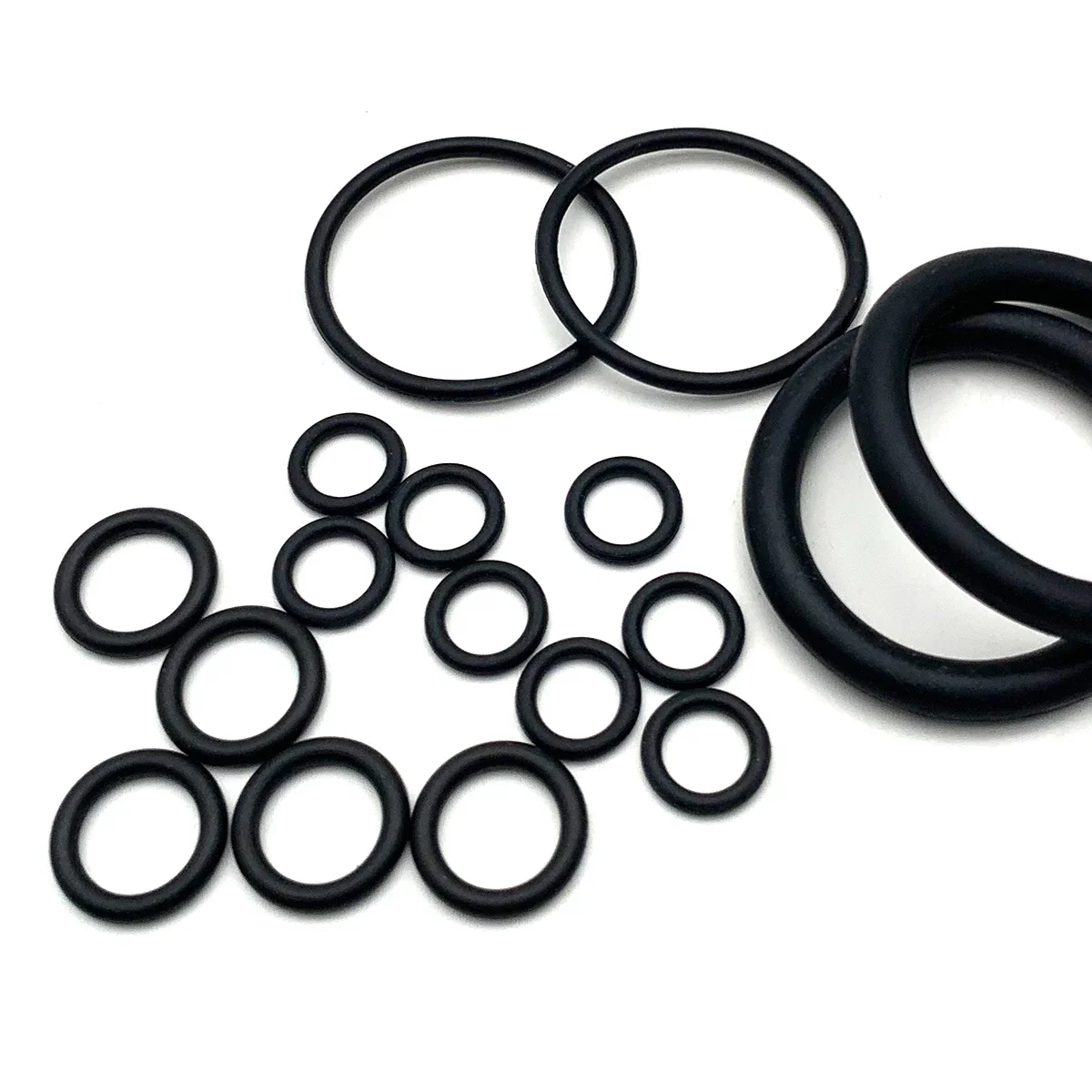 Multiple Specifications Available with 20 NBR O-rings CS 1.8mm ID 1.8~60mm Instrument Pneumatic Rubber Seals