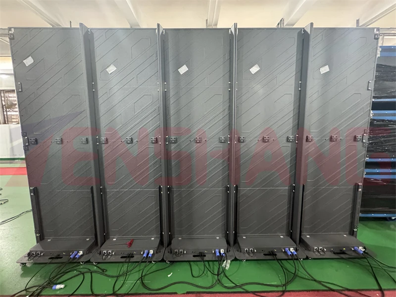 مبيعات المصنع مباشرة طوي LED ملصق عرض P1.25 P1.5 P1.8 P2.5mm داخلي GOB عملية الطابق الدائمة LED ملصق الشاشة #6