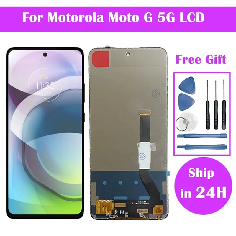 100% Test For Motorola Moto G 5G /G 5G Plus LCD Display + Touch Screen Digitizer Assembly Screen Replacement Free Shipping