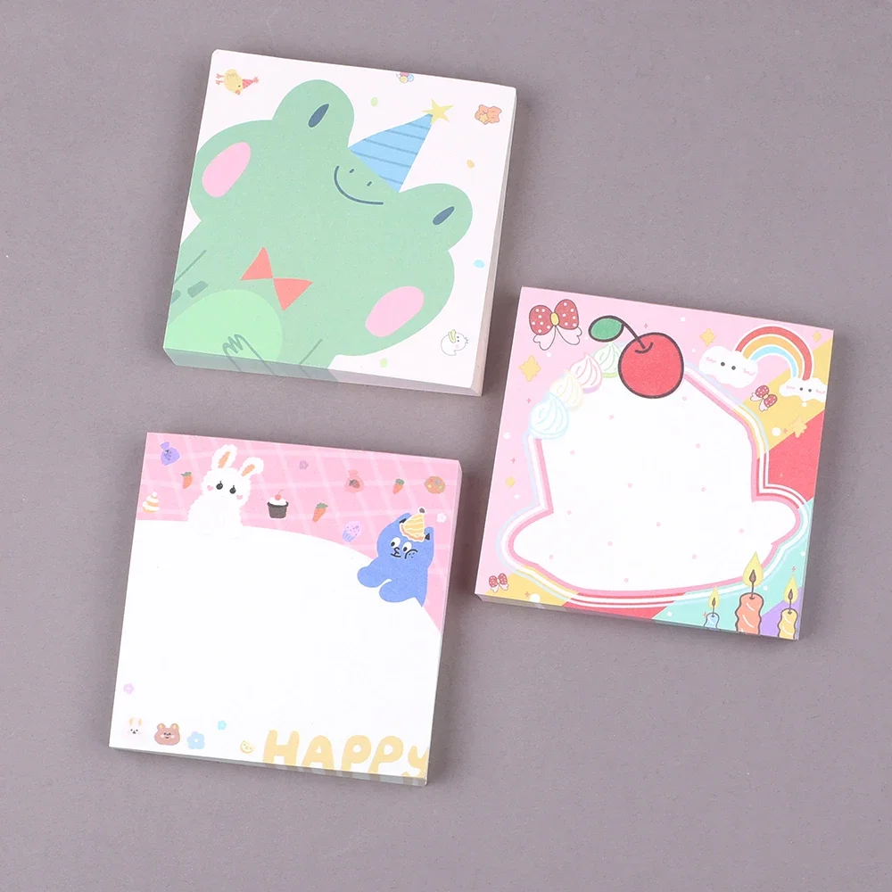 10Sets Sticky Notes Memo Pad Cute Kawaii Index Tab Post Notepad Journal Stationery School Checklist Diary Planner Bookmark Thing