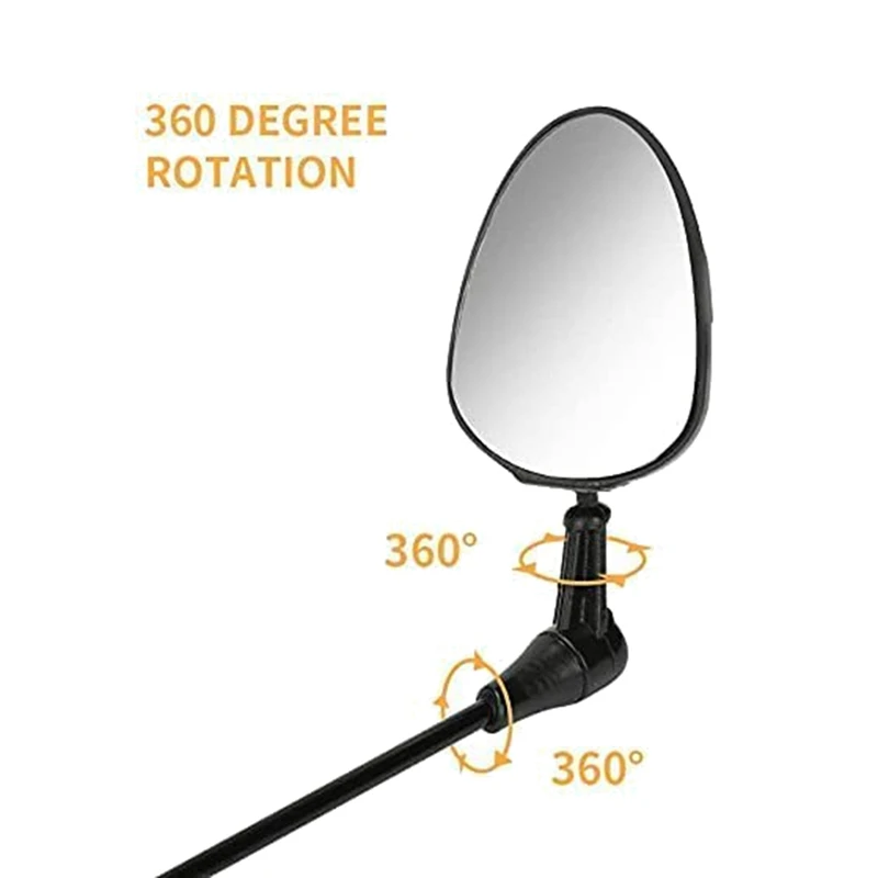 

Зеркало для велосипедного шлема ZXC-ry2 Pack, регулируемое на 360 градусов зеркало заднего вида для велосипеда, легкое зеркало для велосипеда