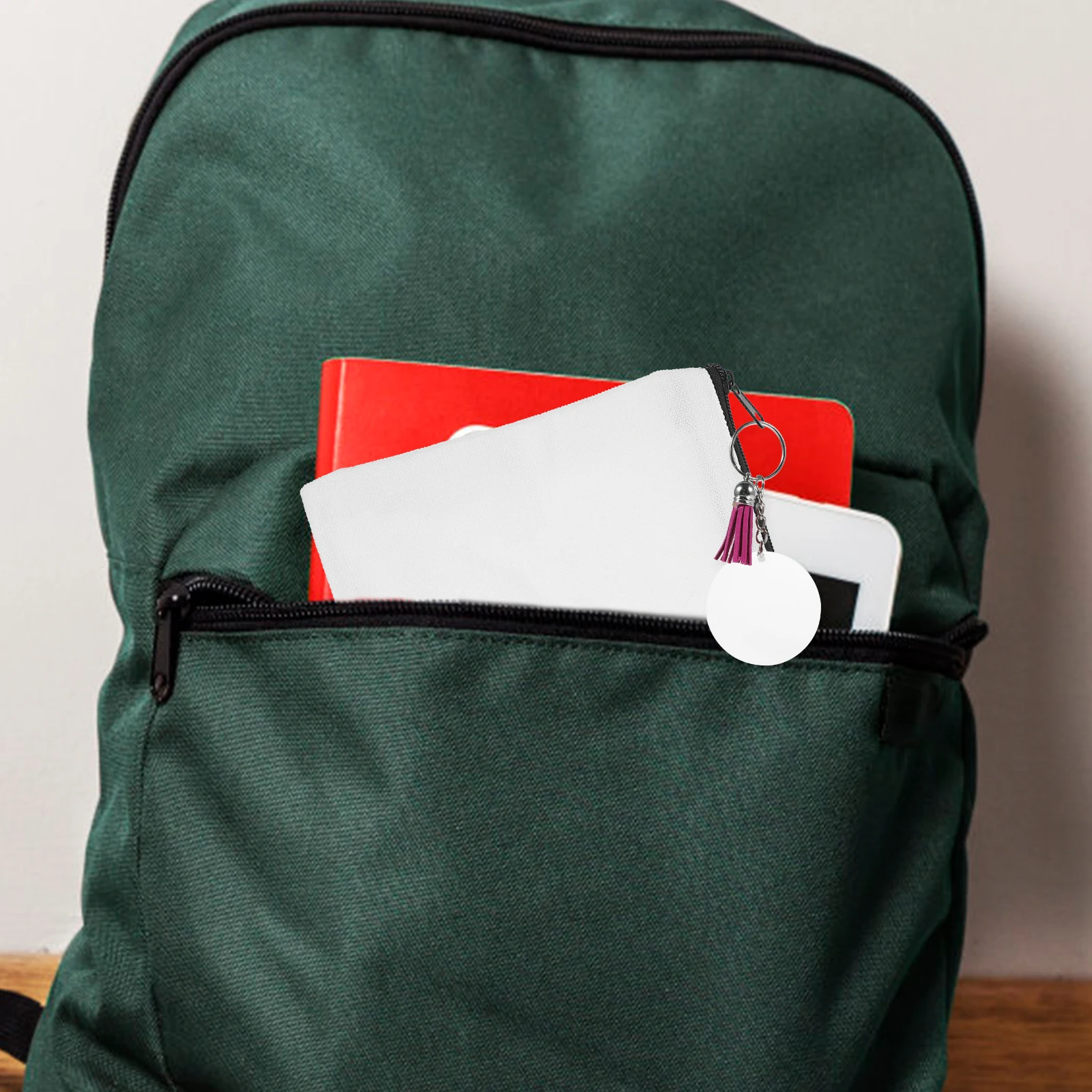 

Makeup Bag Sublimation Diy Zipper Toiletry Canvas Bags Pencil Case Toiletry Organizer Storage Zipper Heat Transfer