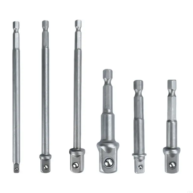 6pcs 1/4 3/8 Bộ chuyển đổi ổ cắm tác động Bộ giảm tốc độ mở rộng bộ mở rộng C7AC