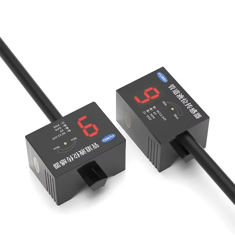 FKG24-13NP-S Liquid Level Sensor High and Low Level Detection for 6-13mm Applicable Pipe Diameter Capacitor Tube Level Sensor