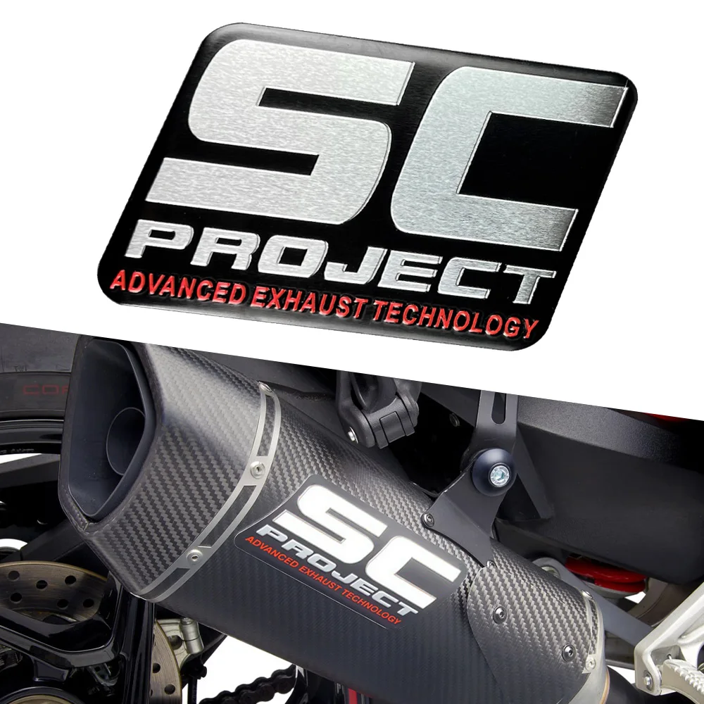 

Motorcycle Exhaust Pipe Decals Racing Muffler Stickers Accessories For Emblem Waterproof TERMIGNONI Arrow LeoVince