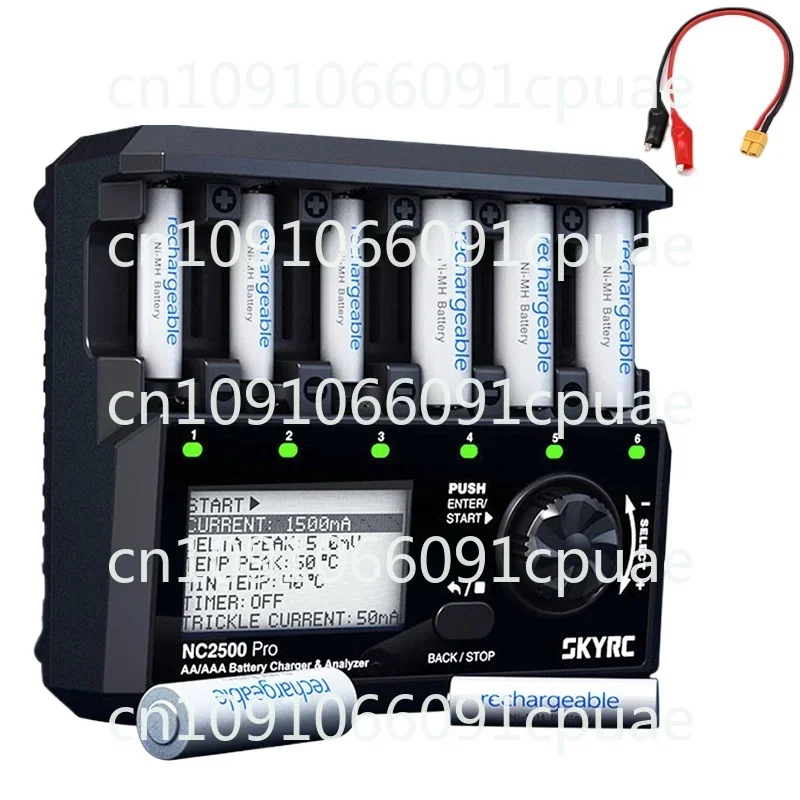 NC2500 Pro Nichrome Nichrome AA/AAA Battery Charger LCD Display Support QC3.0