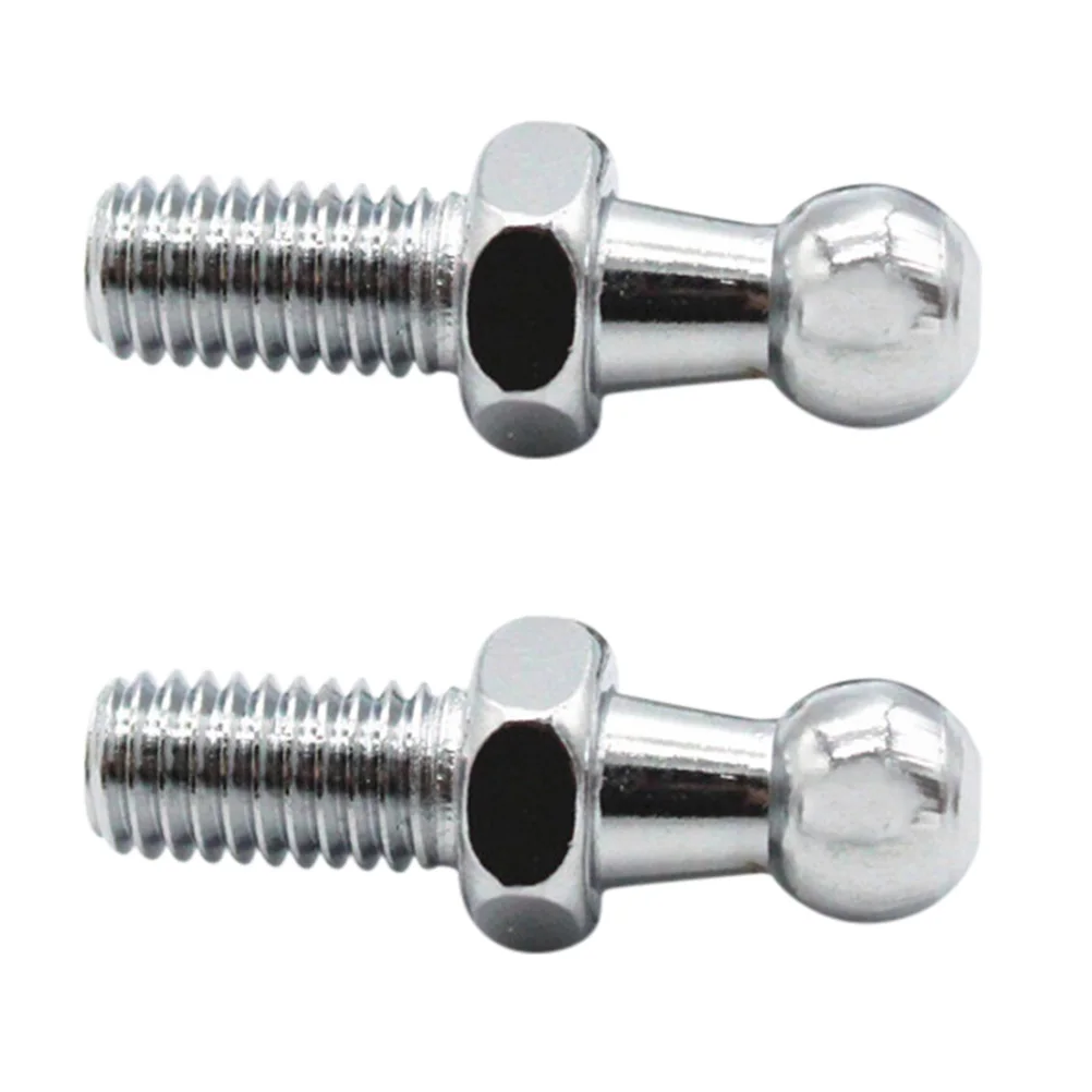 

2pcs Ball Head Galvanized Steel High Hardness Corrosion Resistant Deep Clear Threads Door Handle Faucet Light Fixture Water