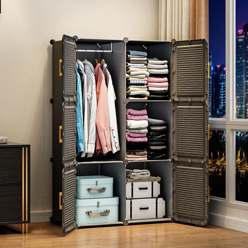 Universal Bedroom Closet Storage Organizer Cupboard Partitions Clothes Shelf Interior Wardrobe Chinese Ropero Unique Furniture