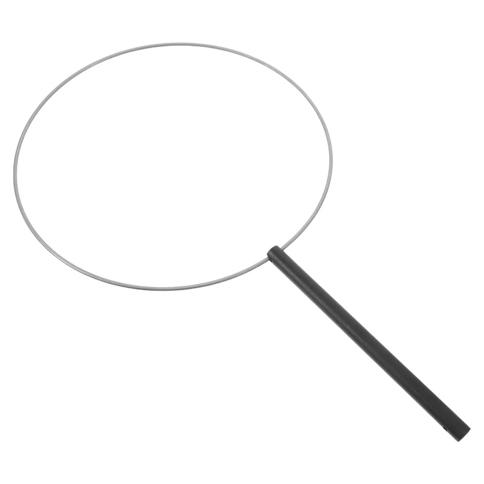 Handmade Fan Frame Iron Structure Classic DIY Supplies Traditional Festival Hollow Vintage Palace Style Fan Hoop on Stick