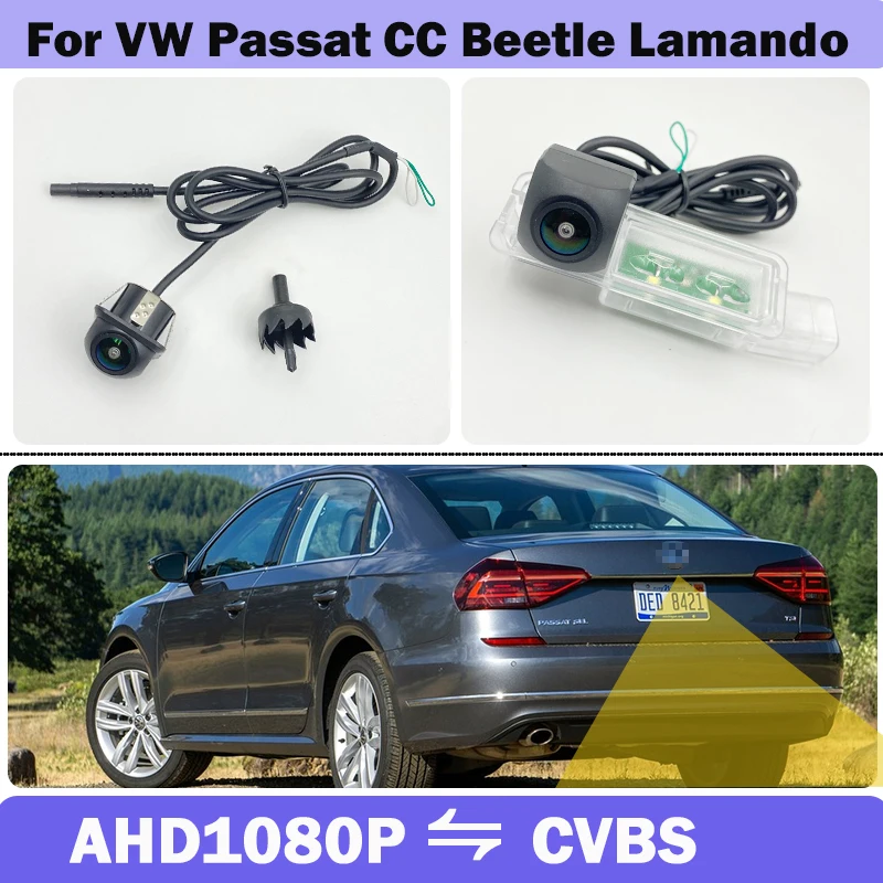 Rear View Reversing Camera for Volkswagen VW  Passat CC B7/B8 Beetle Lamando  Android screen  AHD 1080P camera accessories