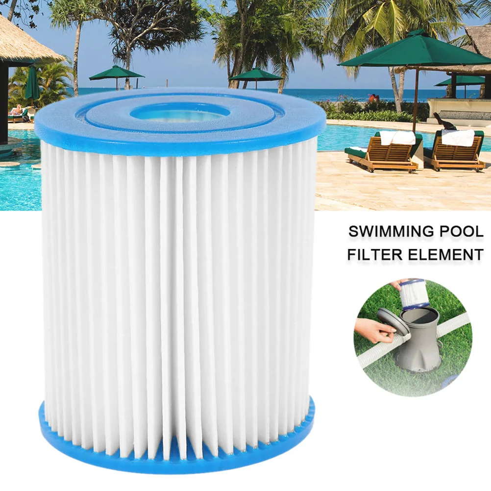 

4Pcs Swimming Pool Filter Replacement Cartridge Sturdy Plastic High Element Water Pump Filter for Pool Cleaner Dirt Debris
