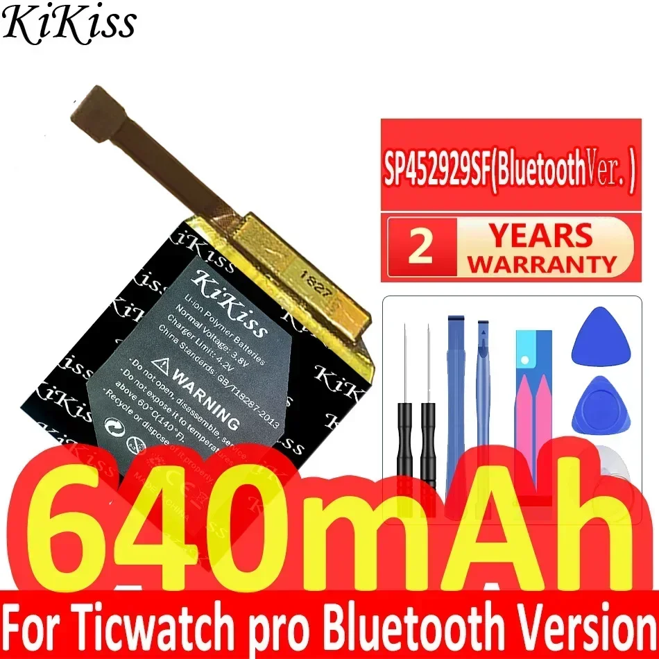 

640mAh SP452929SF (Bluetooth Ver.) Watch Battery For Ticwatch pro Bluetooth Version