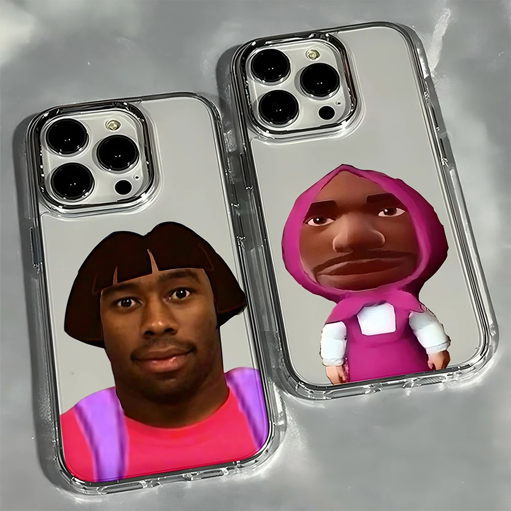 Funny Cartoon Kanye West YE Phone Case for Samsung Galaxy S25 S24 S23 S22 S21 Note20 FE Ultra Edge Plus 4G 5G Transparent Soft