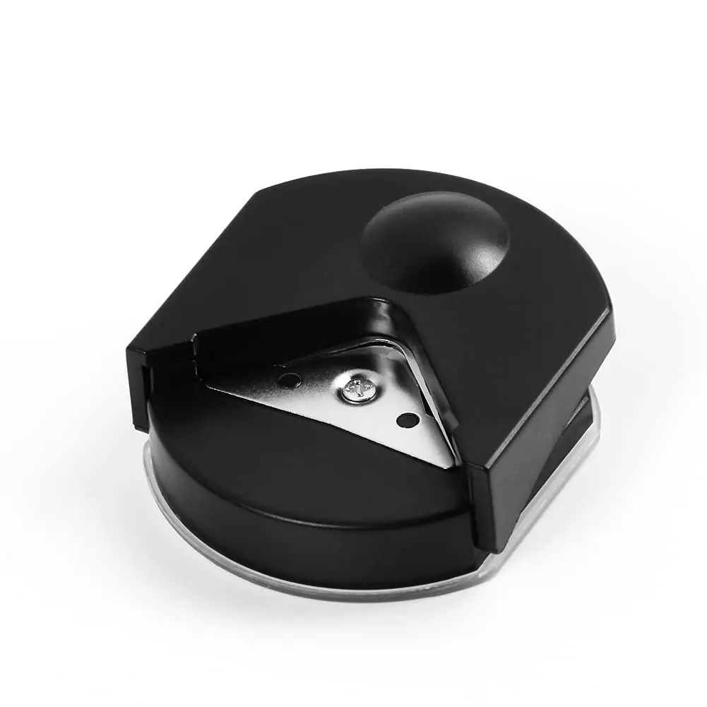 Rayson Corner Rounder Punch, 4mm Corner Cutter Tool, Black