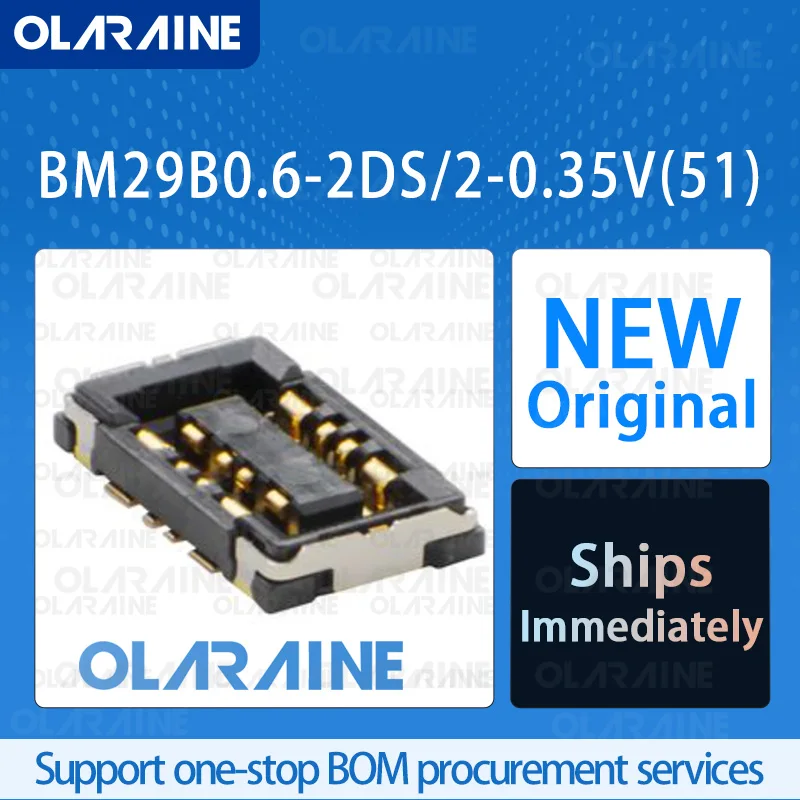 

50/200/500Pcs BM29B0.6-2DS/2-0.35V(51) 100% brand new original микросхема Mezzanine connectors 4 Position 30 V