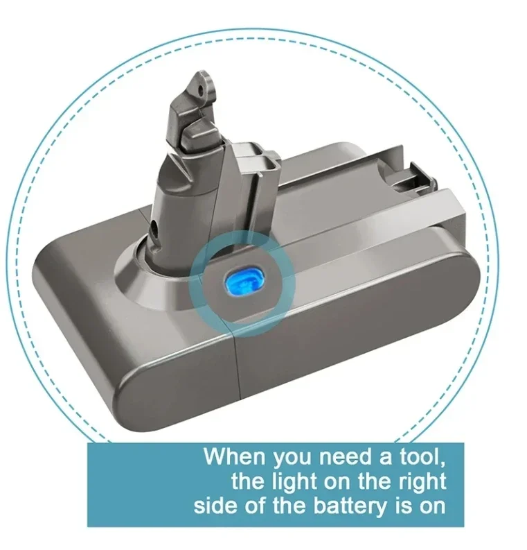 100% Original 21.6V 38000mAh Li-ion Battery for Dyson V6 DC58 DC59 DC62 DC74 SV09 SV07 SV03 965874-02 Vacuum Cleaner Battery L30