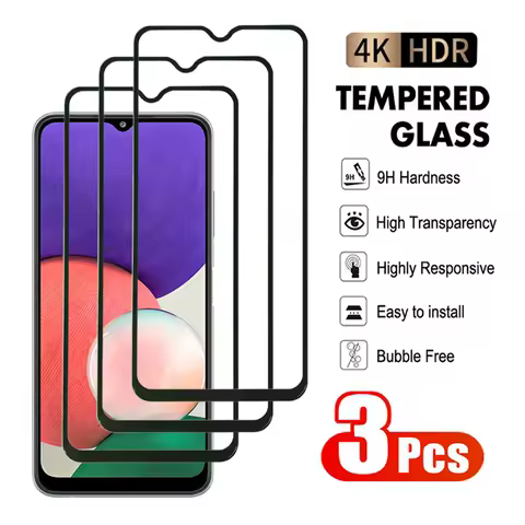 3Pcs Protector For Samsung Galaxy A02 A12 A22 A32 A42 A52 A72 4G5G Transparent Tempered Glass For Samsung A02s Screen Glass Film