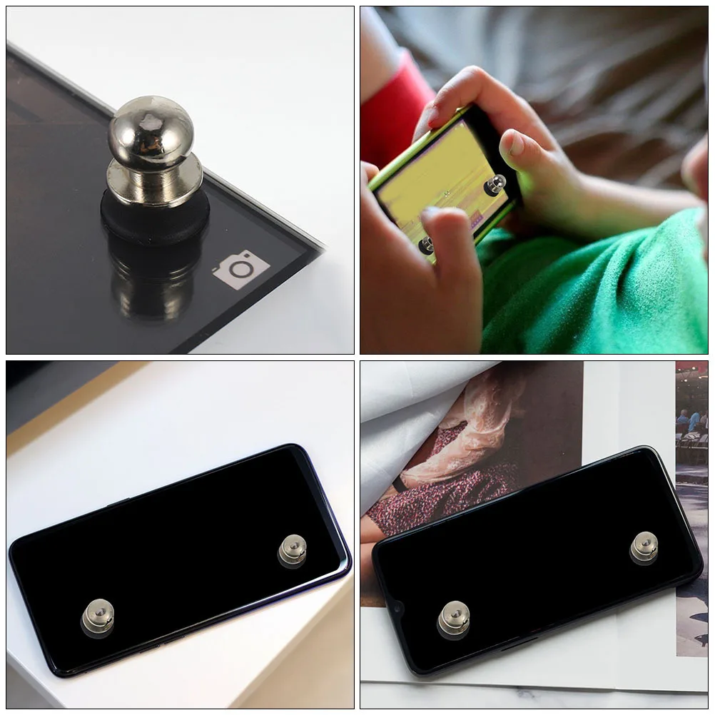 

Game Joystick For Phone Tablet High-Sensitivity Silicone Suction Cup Mobile Gaming Controller Buttons Phone Gaming