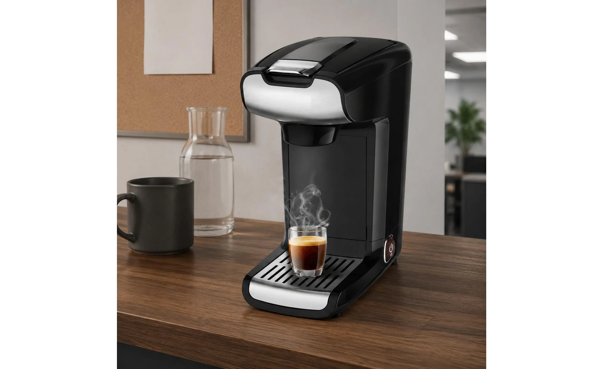 Capsule Espresso Machine Easy to Use Pod Espresso Machine Kitchen Appliance Rich Crema 750 W for Home