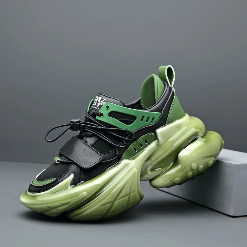 

spring new fashion versatile platform heightening shoes sports casual shoes couple shoes