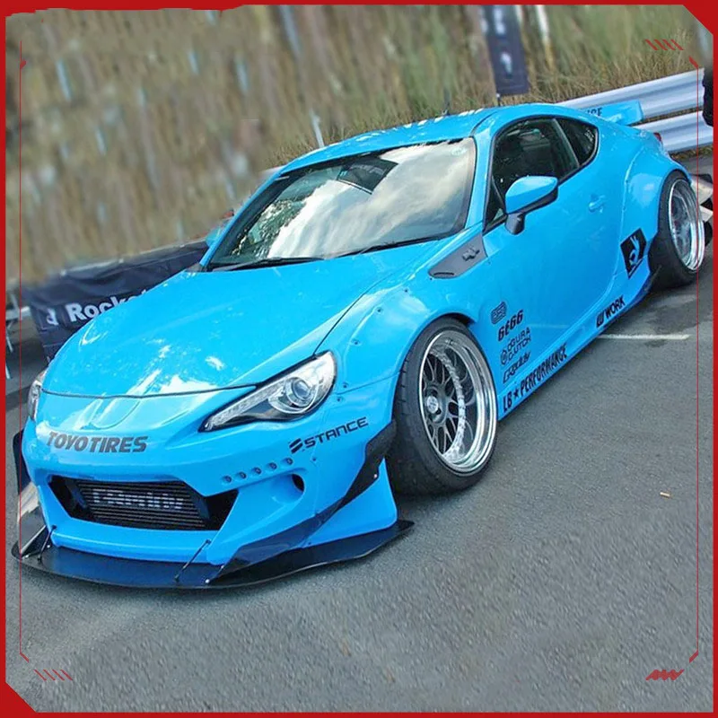 

Suitable for Toyota FT86 BRZ modified parts, carbon fiber rocket rabbit wide body, front and rear fenders, wheel arch addition