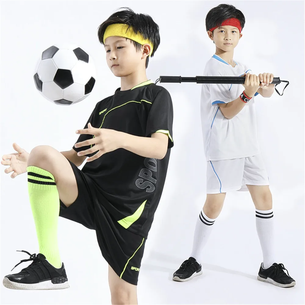 Children Football Jerseys Men Boy Girl Student Soccer Sets Short Sleeve Kids Football Uniforms Soccer Fitness Tracksuit Suits 03