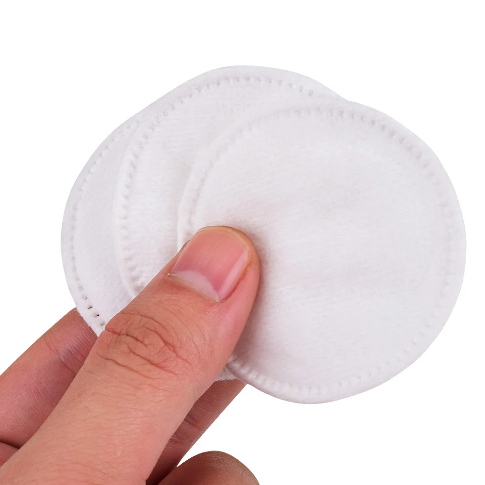 100PCS Disposable Cosmetic Wipes Nail Art Cleaning Round Pads Soft Daily Supplies Facial Makeup Remover Cotton Wipes