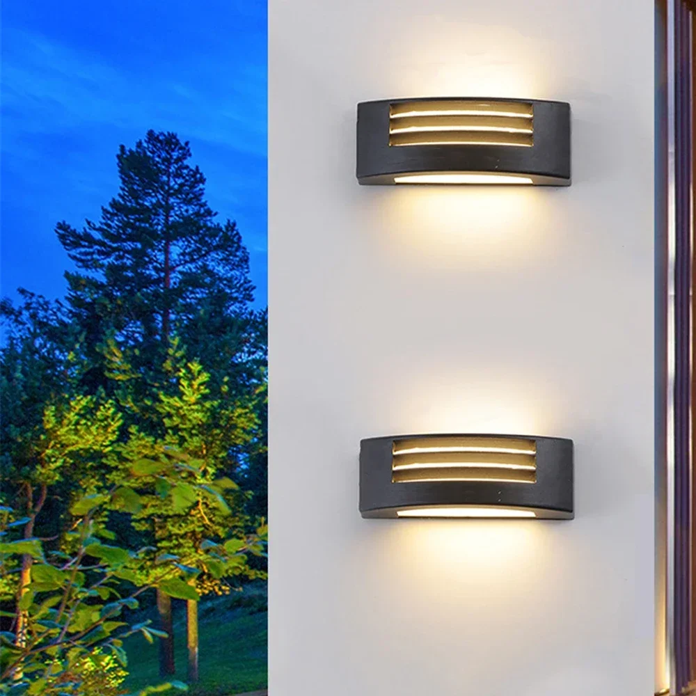 

Outdoor LED Wall Lights Waterproof Decorate Wall Lamps E27 Modern Minimalist Garden Lamp Villa Corridor Balcony Staircase Light