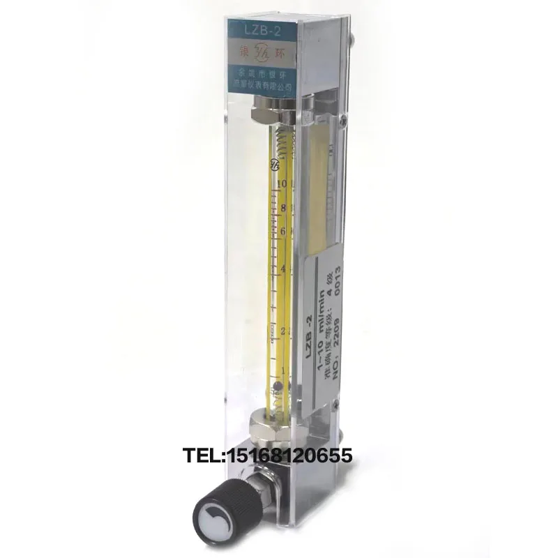 LZB-2 LZB-3 Glass Rotor Flowmeter / Micro Flow Gas Flowmeter Liquid