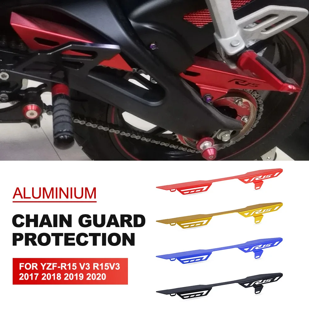 

For Yamaha YZF-R15 V3 R15V3 2017 2018 2019 2020 Motorcycle Extension Chain Guard Chain Cover Protection Accessories YZF R15 V3