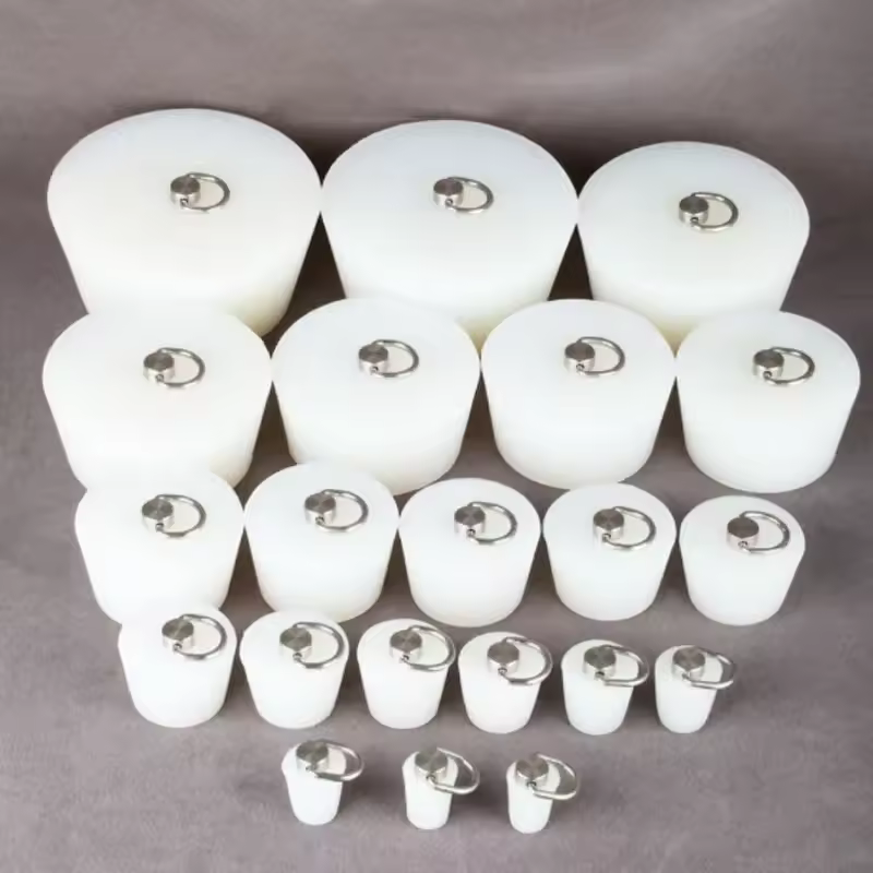 Conical Silicone Plugs With D Ring Waterproof Sealing Cover High Temp Hole Stopper For Bottle/Fish Tank/Barrel - Image 4