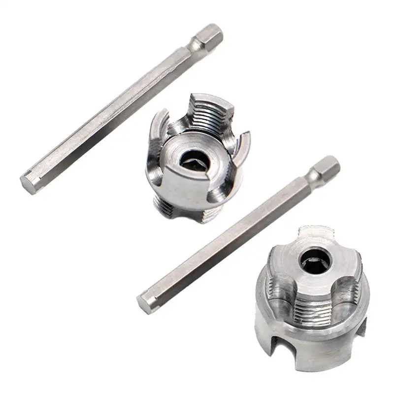 1/2 3/4 inch Pipe Threader Manual Threading Tool Nipple Extractor Tap Die Tools Parts for Machine Hole Wire Cable Hose Patio
