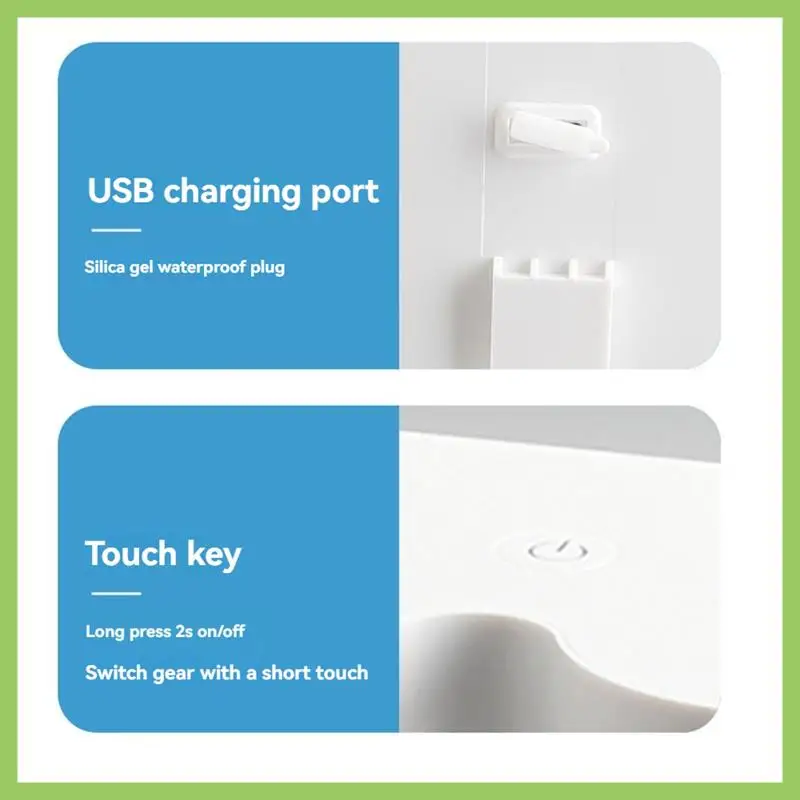 

Бесконтактный дозатор мыла с 2 розетками, зарядка через USB, дозатор мыла, 3-уровневое регулируемое настенное крепление для жидкости в ванной комнате + жидкости
