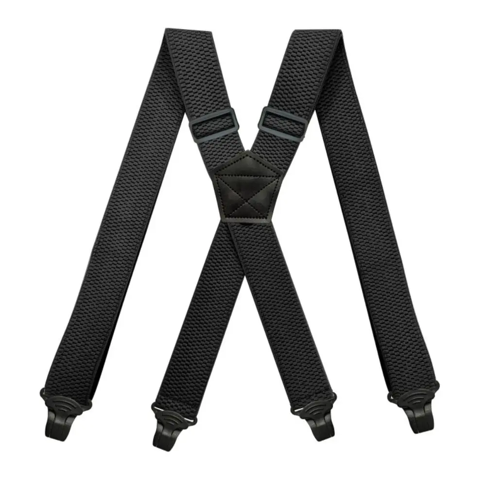 Vintage Braces Suspenders X Back with 4 Clips