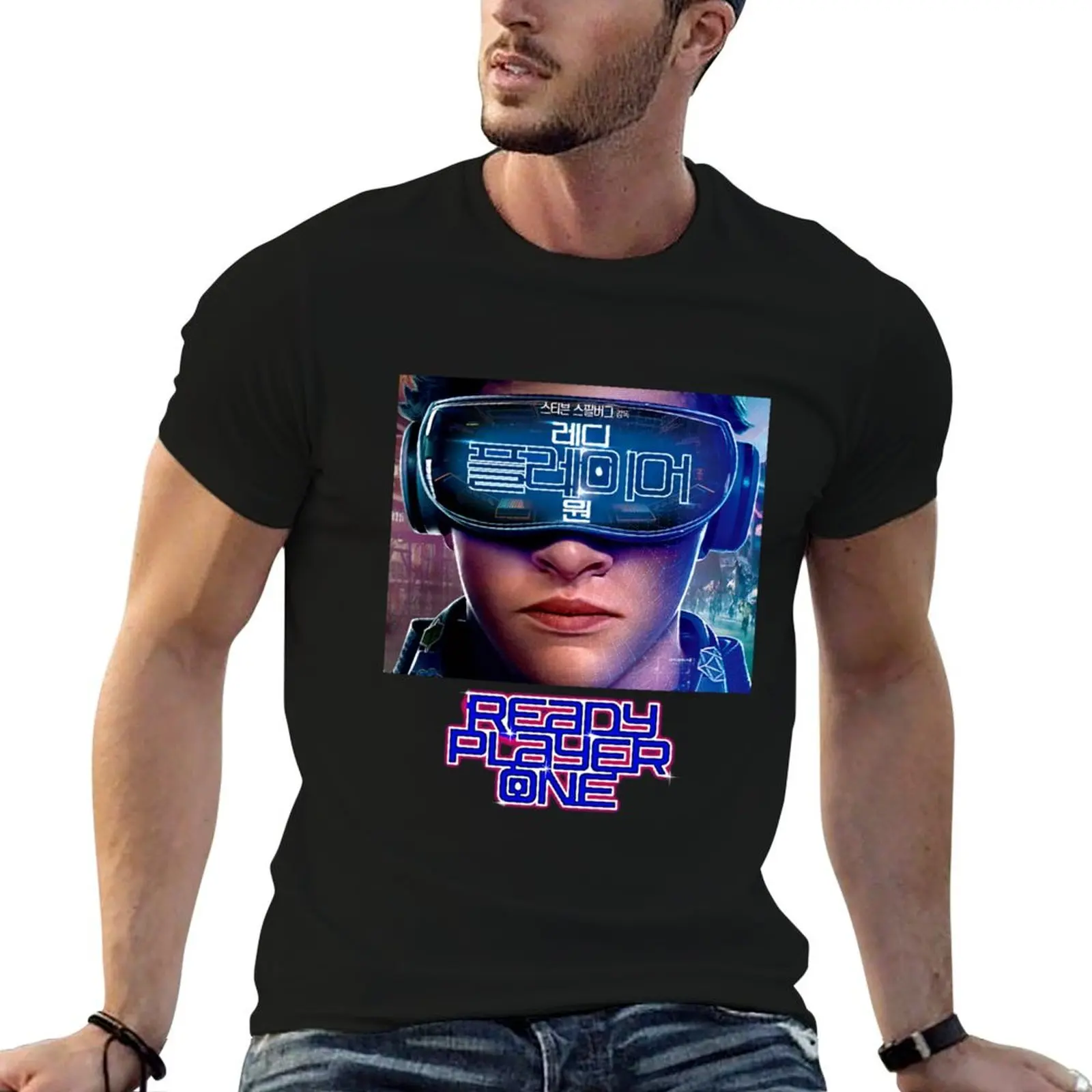Camiseta Ready Player One 2018, camiseta de Tye Sheridan, camisetas lisas para hombre, camisetas con estampado gráfico vintage para hombre