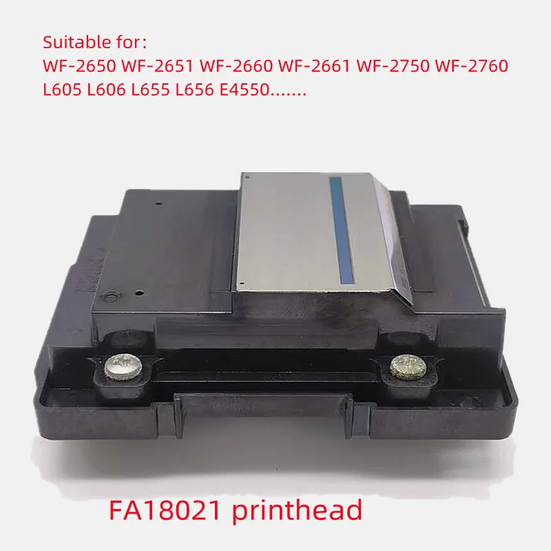 FA18021 Printhead Printer Print Head for Epson WF-2650 WF-2651 WF-2660 WF-2661 WF-2750 WF2650 WF2651 WF2660 L605 L606 L655 L656