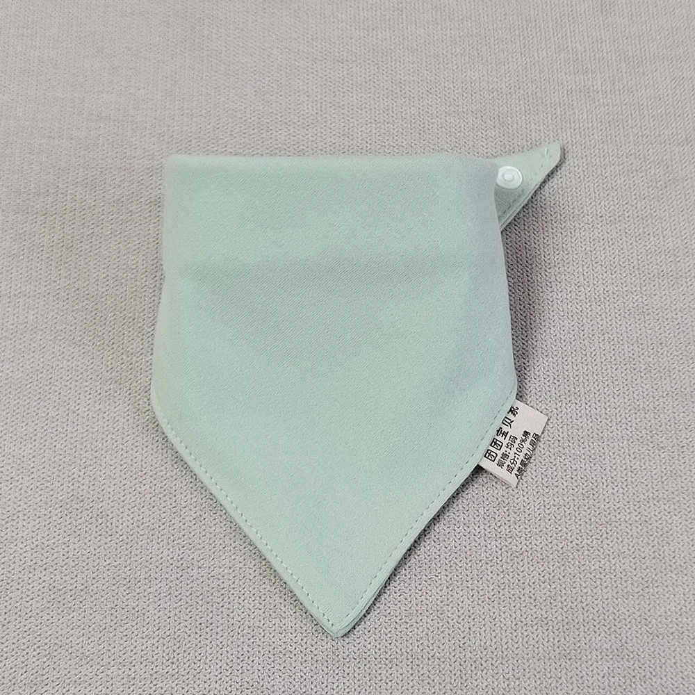 

Baby Bibs Solid Color Cotton Triangle Newborn Bibs Saliva Towel Baby Drool Bibs For Boys Girls Infant Feeding Burp Cloth