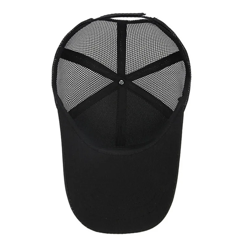 New Summer Mesh Cap Breathable Baseball Caps For Men And Women Camping Fishing Cap Hardtop Sunscreen Travel Hats Snapback Cap