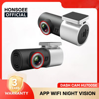 Sameuo Dash Cam U700SE Dashcams Wifi HD Hidden Car Camera Build in App Auto Record Car DVR Video Recording Night Vision WDR