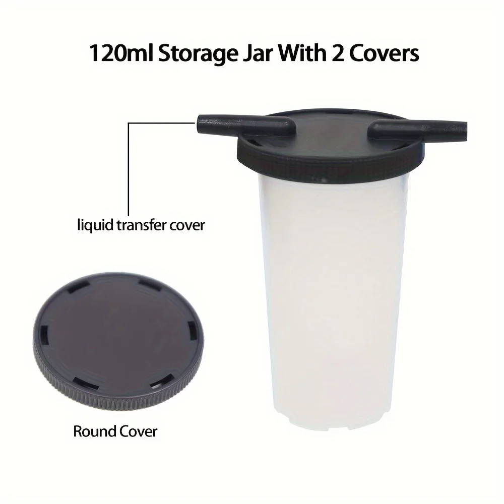 مجموعة أدوات نزيف الفرامل مع مضخة تفريغ يدوية مع محولات قياس مجموعة نزيف سائل الفرامل للسيارات لشاحنة سيارة الدراجة (أحمر) #5