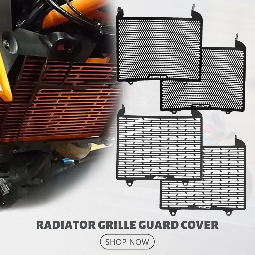 

For Duke790 Duke890 DUKE 790 890 2018-2023 2022 2021 Motorcycle Radiator Grille Guard Cover Protector Water Tank Protection