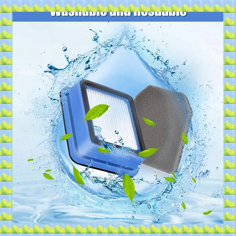 FZFZ 2Set استبدال فلتر ل AEG ASKW1، QX6، QX7، QX8-2، فلتر بديل للمكنسة الكهربائية اللاسلكية AEG QX8-2-Anim QX6