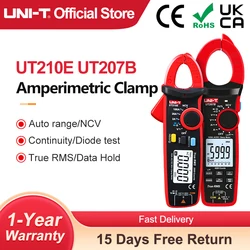 UNI-T Clamp Meter UT210E UT210D UT210C UT208B UT207B UT206B UT205E Digital Ammeter Pliers Amperimetric Clamp