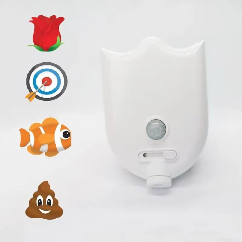 Creative Motion Sensor Toilet LED Light Projection Automatic Night Lamp Backlight Toilet Bowl Seat Sensor Lighting Lamp children