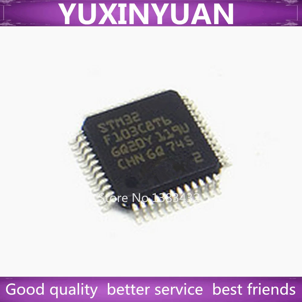 2PCS STM32F103C6T6A 32F103C8T6 32F103RFT6 32F103RGT6 32F103RBT6 32F103CBT6 32F103RET6 32F103RDT6 32F103RCT6 IC IN STOCK