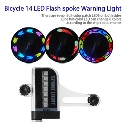 Waterproof LED Neon Bicycle Tyre Light Wheel Lamp Bike Spoke Light Colorful Bikes Rims Warning Tire Flash Lights Cycling Lamps