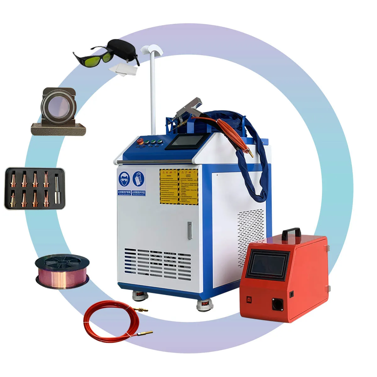 

4 in 1 2000W/1500W Automatic Type Laser Welding Machine for Aluminum Copper Stainless Steel with Feeding Wire