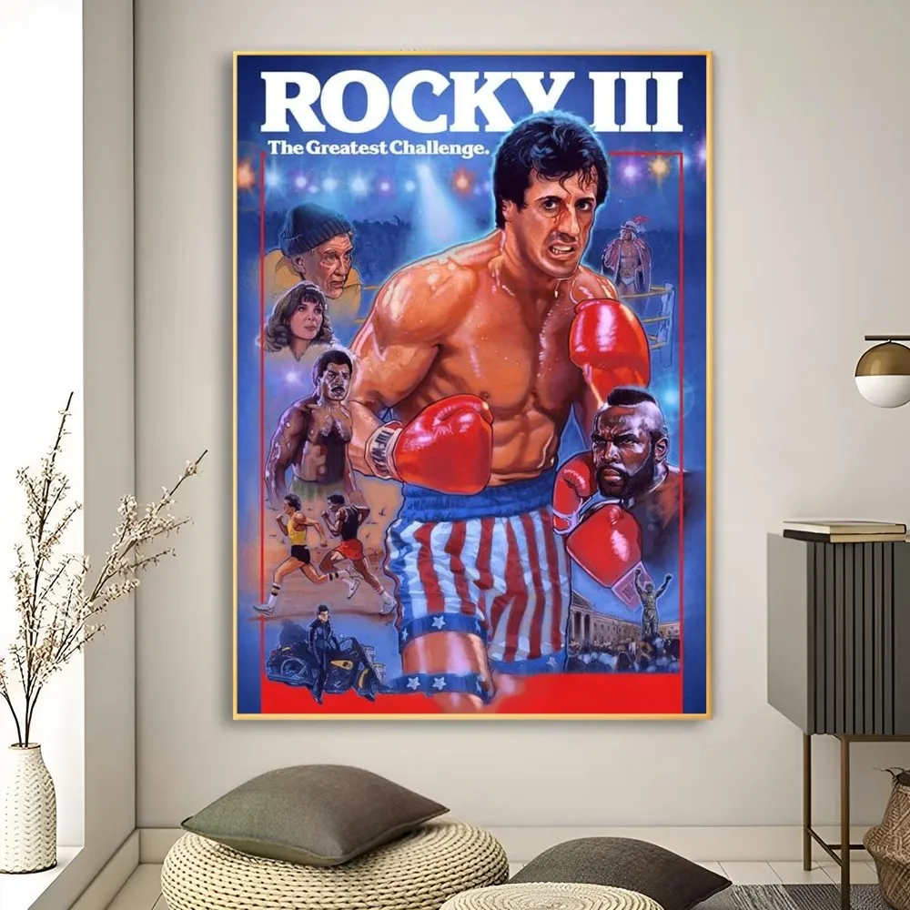 1pc Rocky Balboa Poster Poster Art Print Bar Living Room Furniture Decor